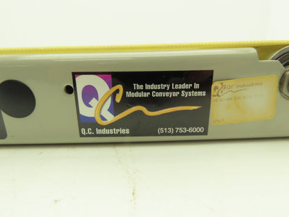 QC Industries 1ESBH06-018-BSQ-MAA 6" x 17.5" Low Profile Belt Conveyor No Drive