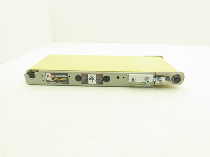 QC Industries 1ESBH06-018-BSQ-MAA 6" x 17.5" Low Profile Belt Conveyor No Drive