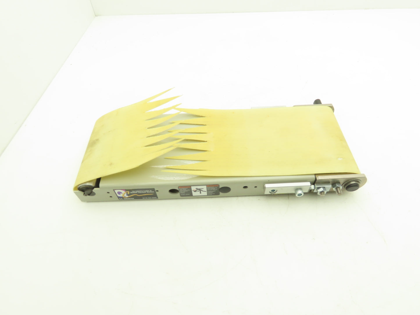 QC Industries 1ESBH06-018-BSQ-MAA 6" x 17.5" Low Profile Belt Conveyor No Drive