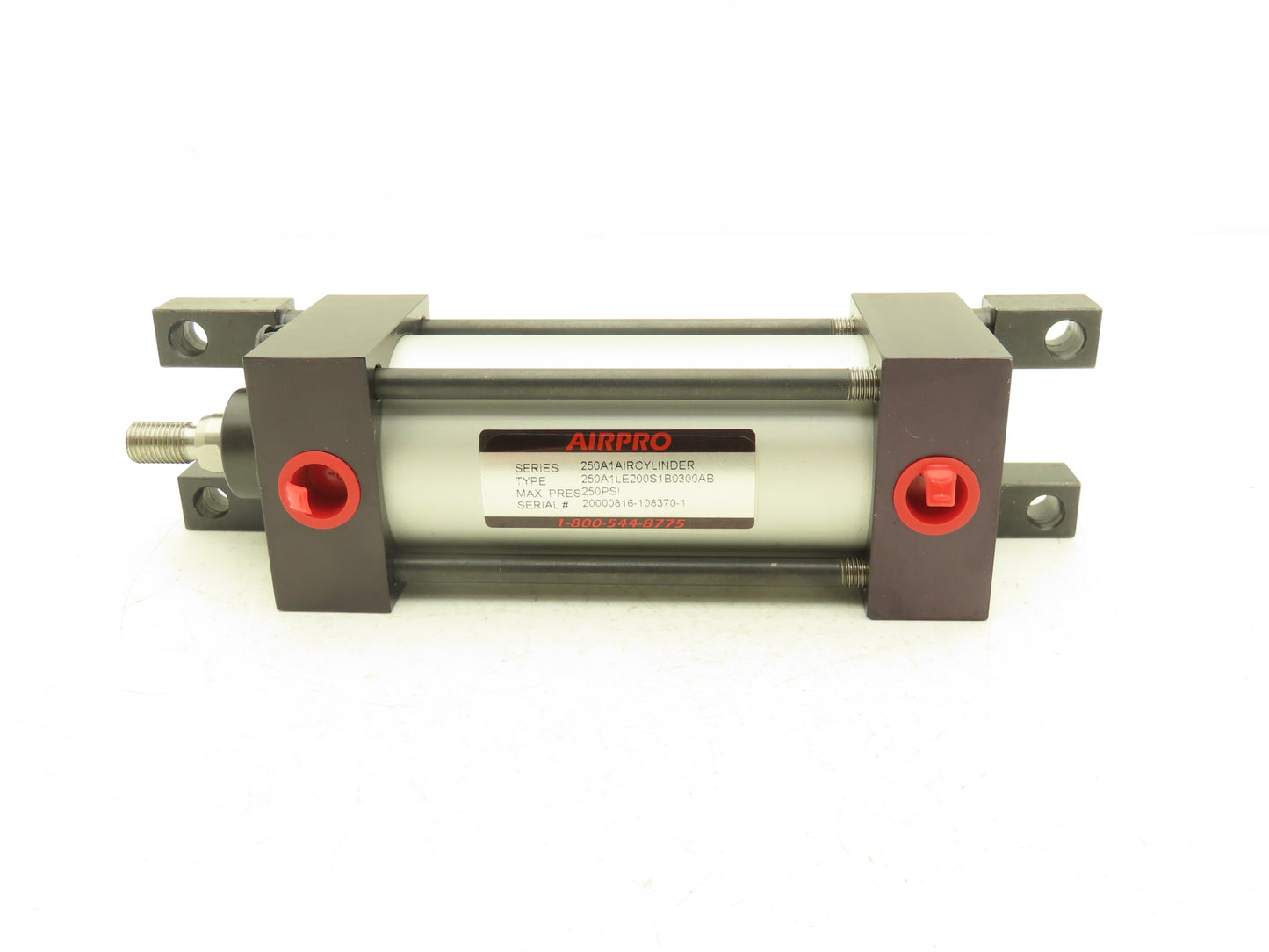 Airpro 250A1lE200S1B0300AB Pneumatic Cylinder 2" Bore 3" Stroke 250psi Lot of 2