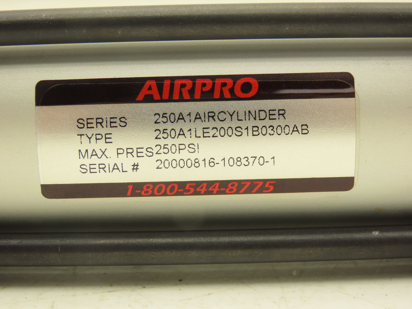 Airpro 250A1lE200S1B0300AB Pneumatic Cylinder 2" Bore 3" Stroke 250psi Lot of 2