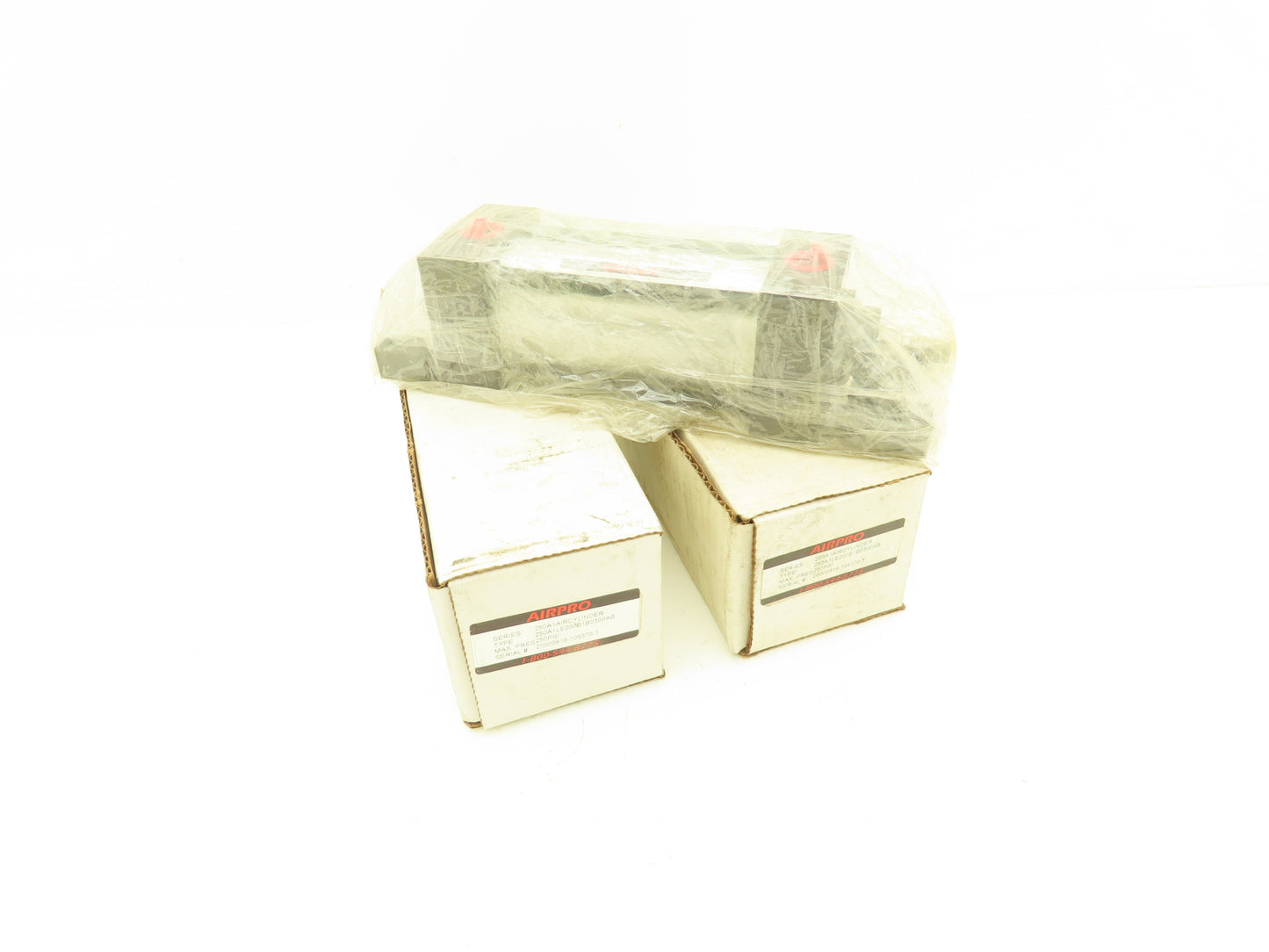 Airpro 250A1lE200S1B0300AB Pneumatic Cylinder 2" Bore 3" Stroke 250psi Lot of 2