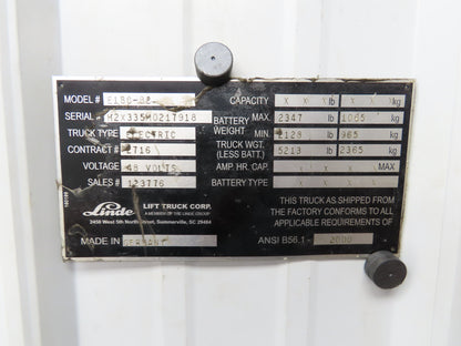 Linde 8470 955 216 Forklift Hydraulic Power Steering Pump Removed From E18C-02
