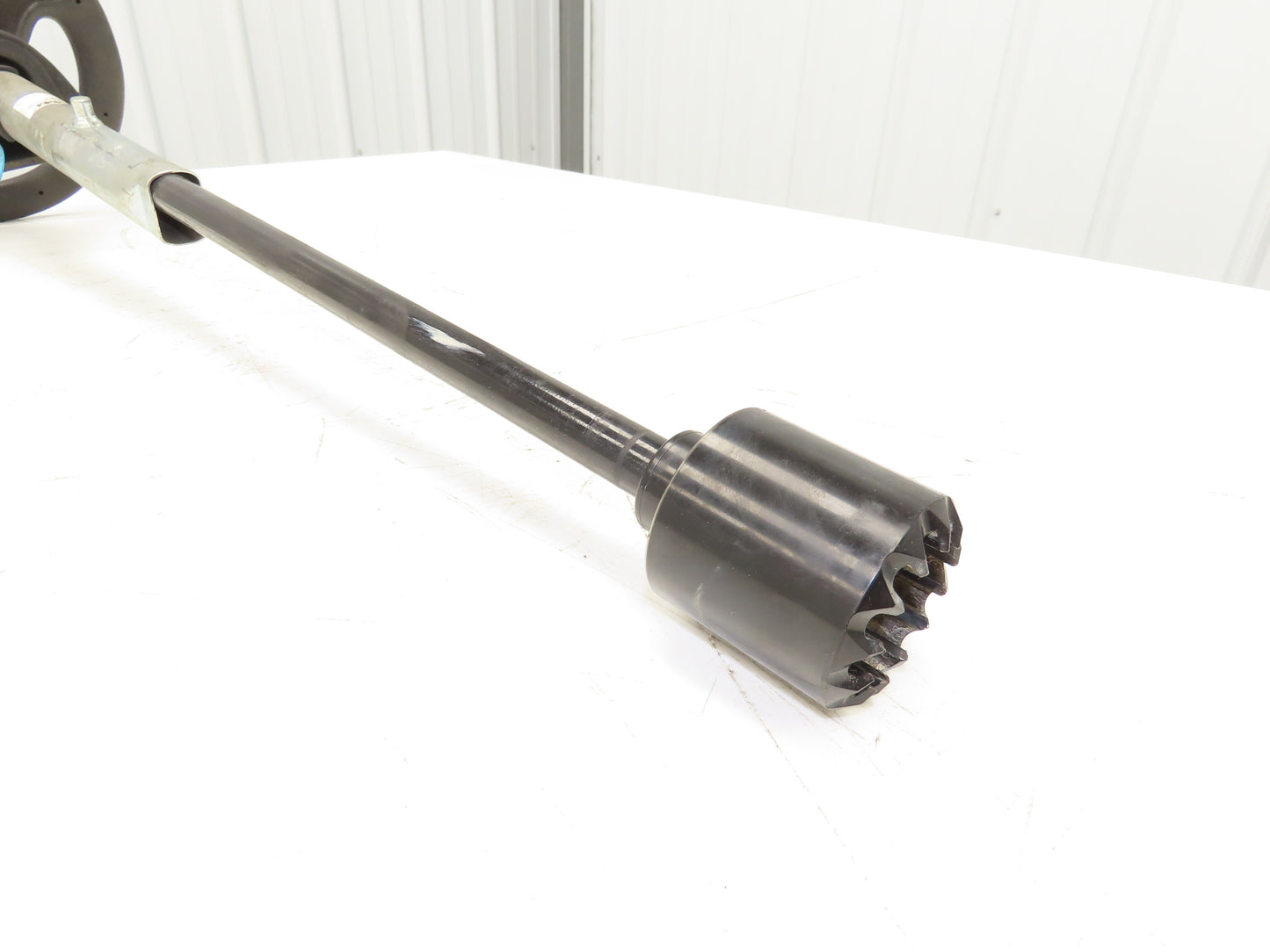 Linde 3355421001 Forklift Steering Wheel & Column W/Horn Removed From E18C-02