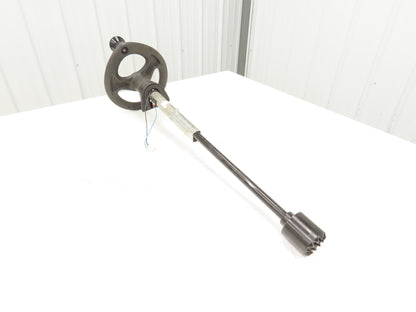 Linde 3355421001 Forklift Steering Wheel & Column W/Horn Removed From E18C-02