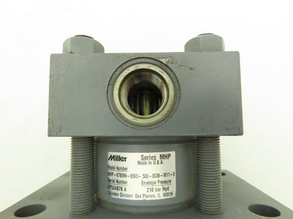 Miller Fluid Power MHP-67BMN Hydraulic Cylinder 63mm Bore  0.5" Stroke 3045psi