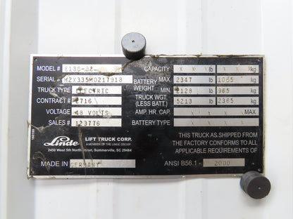 Linde 79174 01 240 Electric Forklift Power Inverter Module Removed From E18C-02