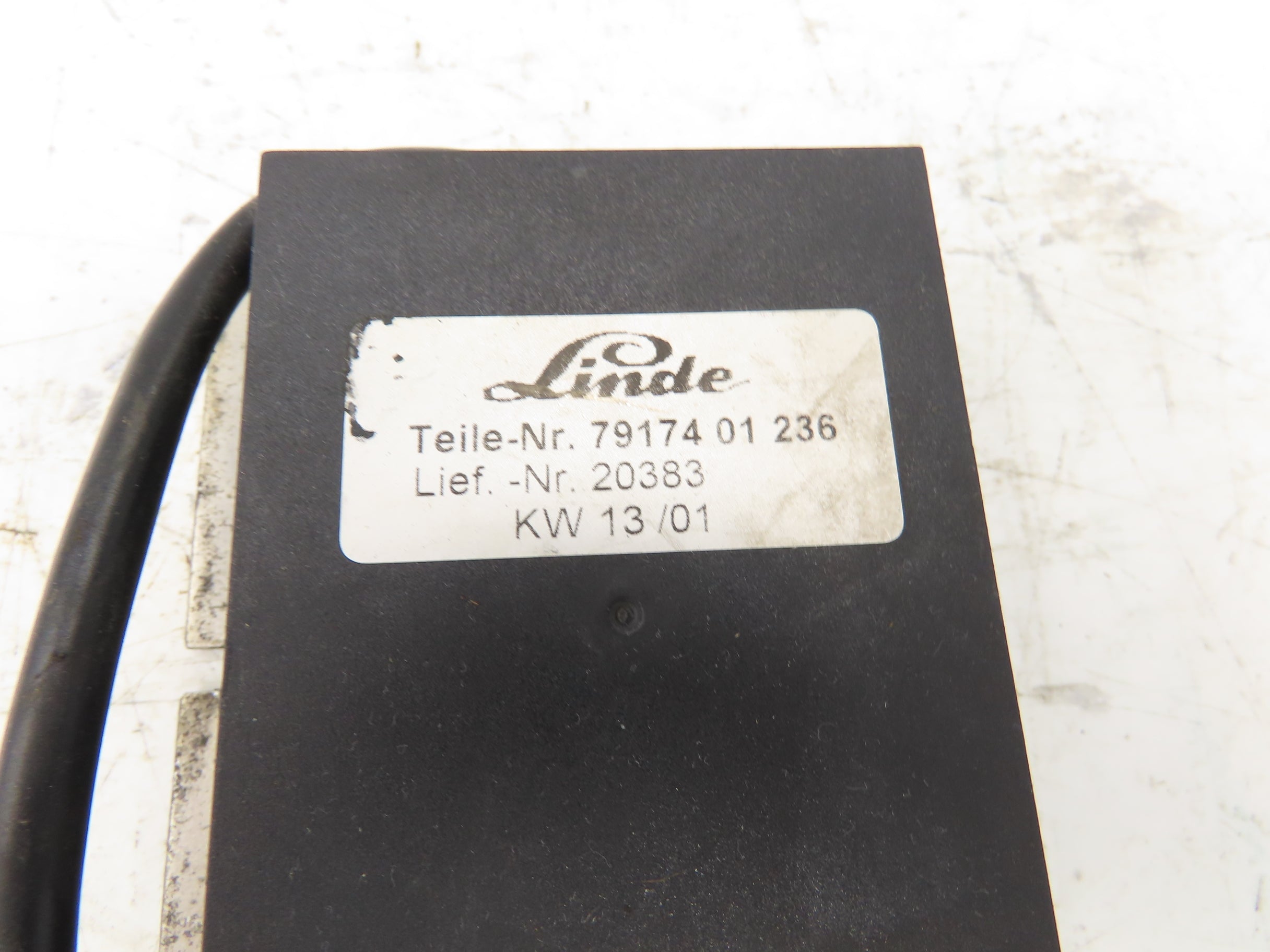 Linde 79174 01 236 Forklift Voltage Transformer Module Removed From E1 ...