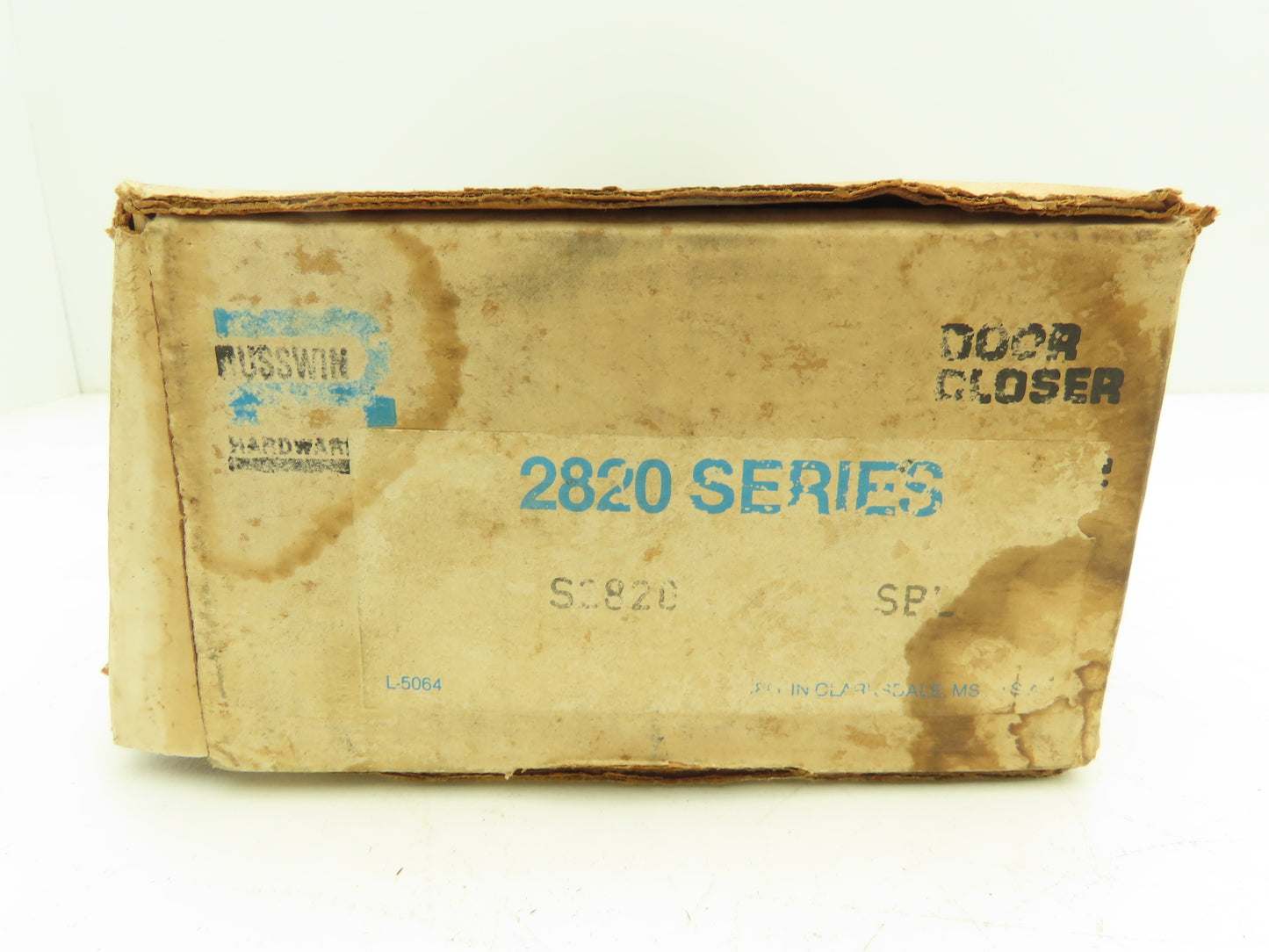 Russwin S2820 Automatic Door Closer w/Cover Adjustable Arm Aluminum Color