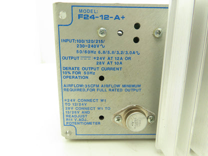 Condor F24-12-A+ Power Supply 120/240VAC Input 24VDC Output