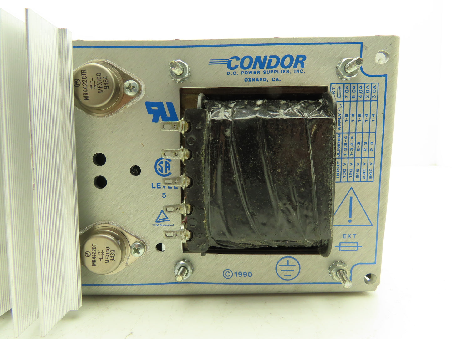 Condor F24-12-A+ Power Supply 120/240VAC Input 24VDC Output