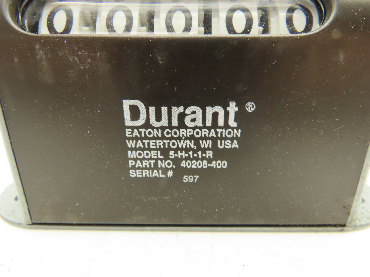 Eaton 5-H-1-1-R 5-Digit Mechanical Counter Stroke Totalizer 40205-400