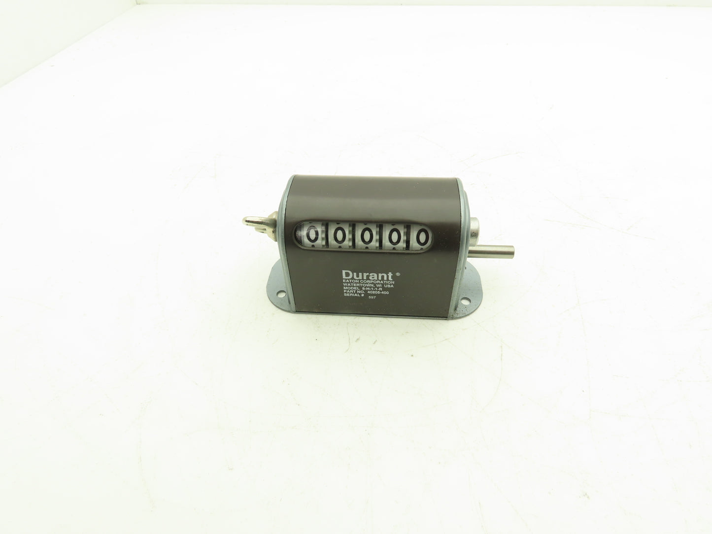 Eaton 5-H-1-1-R 5-Digit Mechanical Counter Stroke Totalizer 40205-400