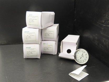 Reotemp AA/04/04/F43 Thermometer 4" Stem 1/4" NPT 3" Back 0-200° F Lot of 6