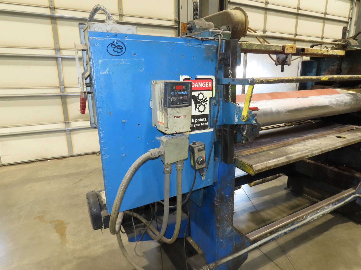 Black Bros 56" Hot Melt Roll Coating Glue Applicator Laminator Press w/Heater