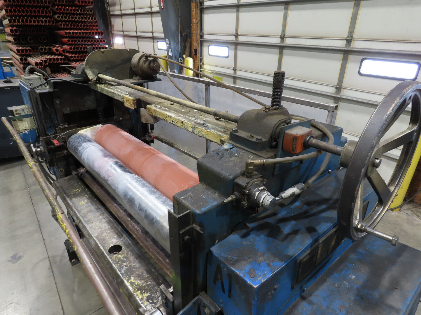 Black Bros 56" Hot Melt Roll Coating Glue Applicator Laminator Press w/Heater