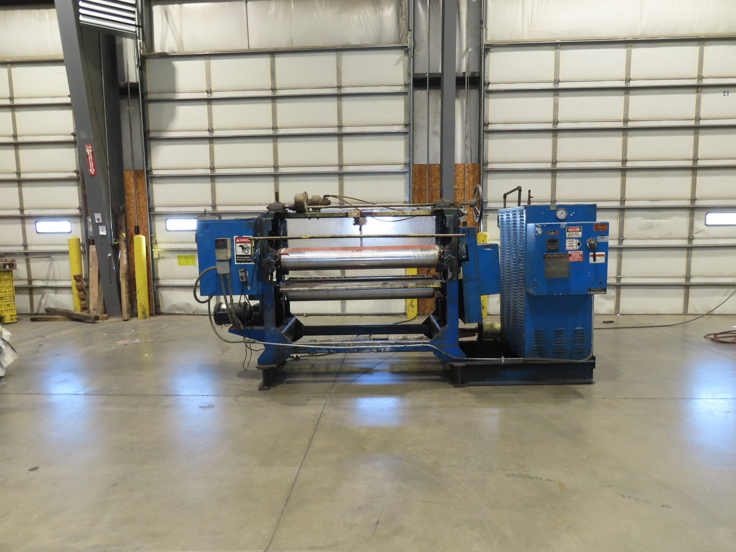 Black Bros 56" Hot Melt Roll Coating Glue Applicator Laminator Press w/Heater