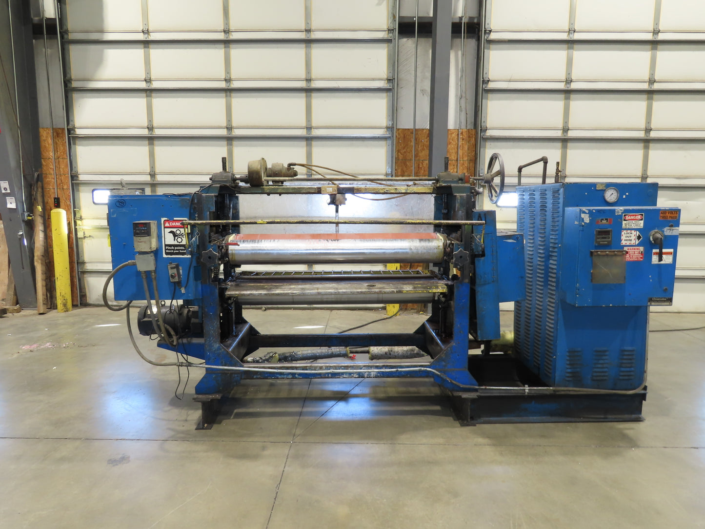 Black Bros 56" Hot Melt Roll Coating Glue Applicator Laminator Press w/Heater