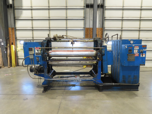 Black Bros 56" Hot Melt Roll Coating Glue Applicator Laminator Press w/Heater