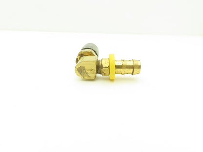 Parker Injection Molding Coolant Quick Coupler MoldMate 90° Hose Barb Lot of 5