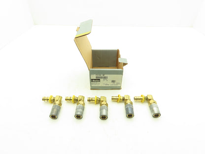 Parker Injection Molding Coolant Quick Coupler MoldMate 90° Hose Barb Lot of 5