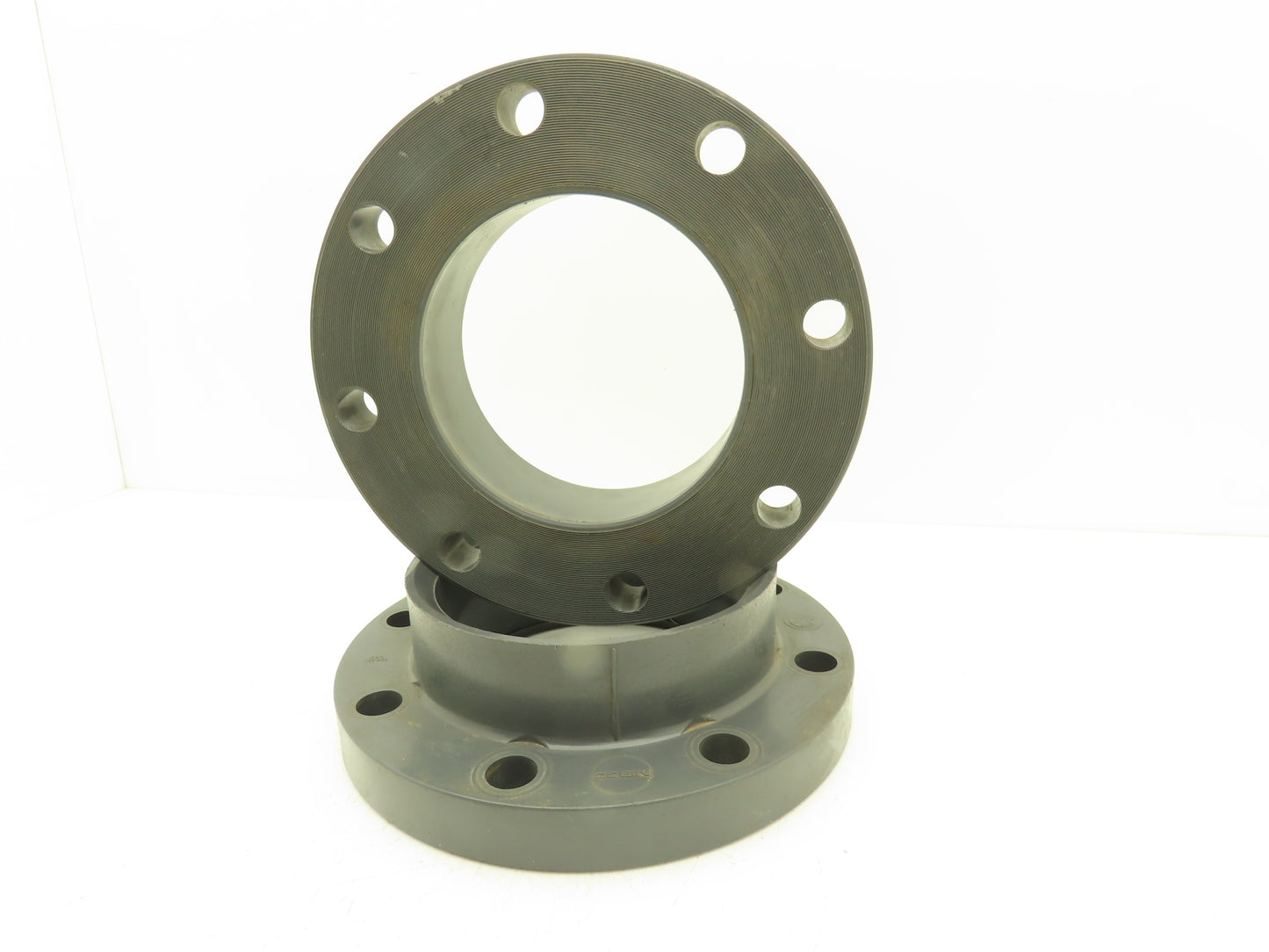 Nibco 6" PVC Flange Coupling 150 PSI Grey Schedule 80 Lot of 2