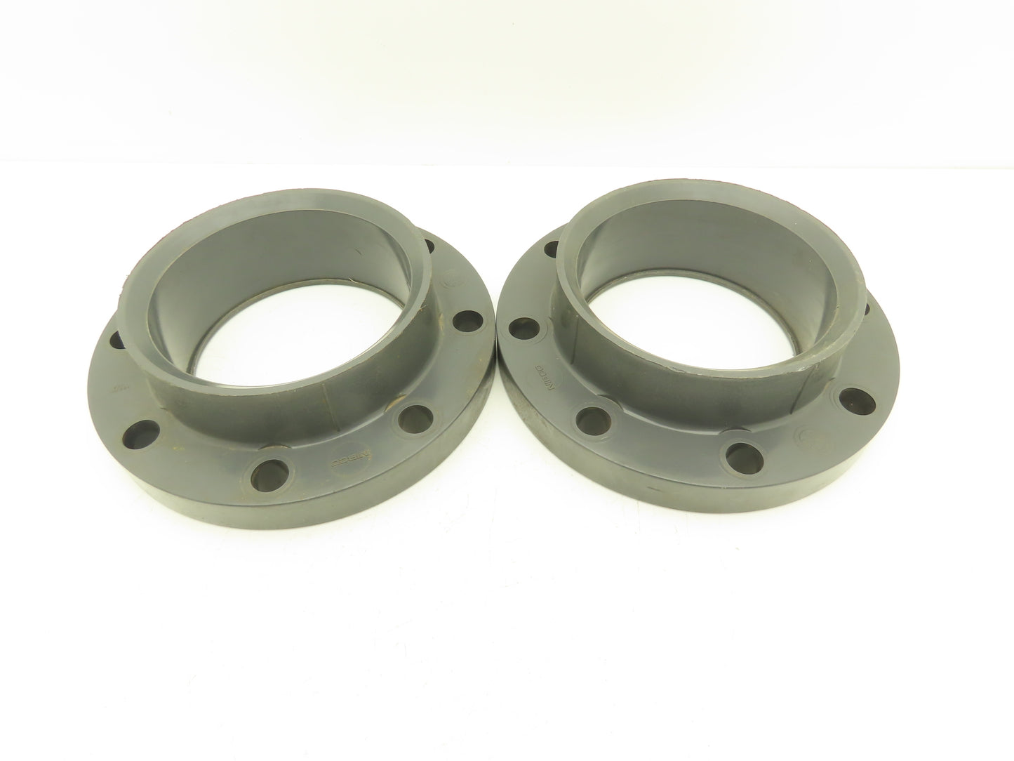 Nibco 6" PVC Flange Coupling 150 PSI Grey Schedule 80 Lot of 2