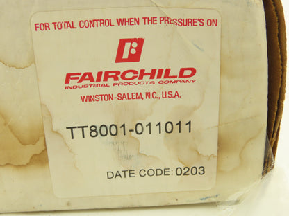 Fairchild TT8001-011011 Pressure Transducer 3-15 PSI Dual Channel Mini 2 Wire