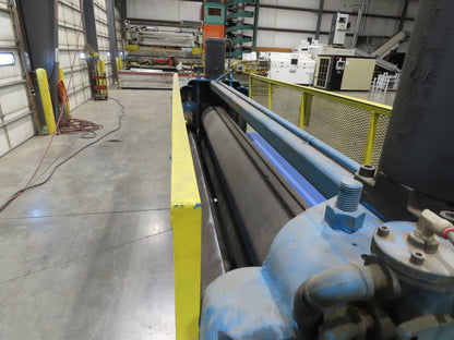 Black Bros 2-Roll Laminator Fiberglass Sheet Press 9' 2"W Rollers 5Hp 3PH