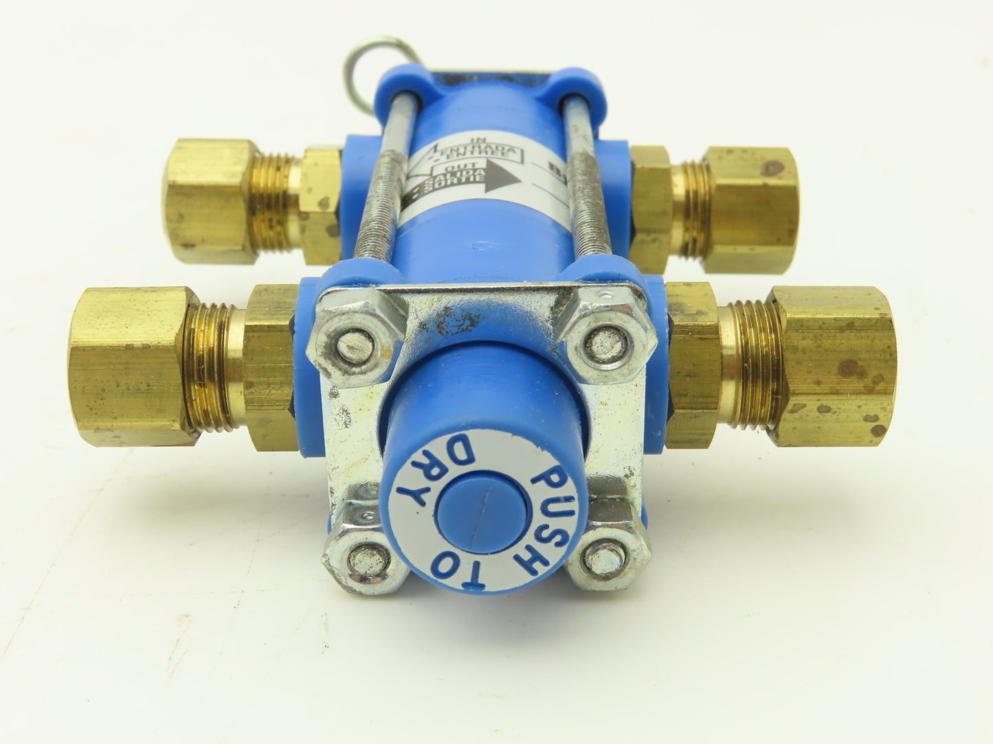 Honeywell 1701-2 Hankison Air Liquid Bypass Valve 3/8" OD Compression 200PSI