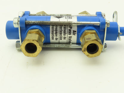 Honeywell 1701-2 Hankison Air Liquid Bypass Valve 3/8" OD Compression 200PSI