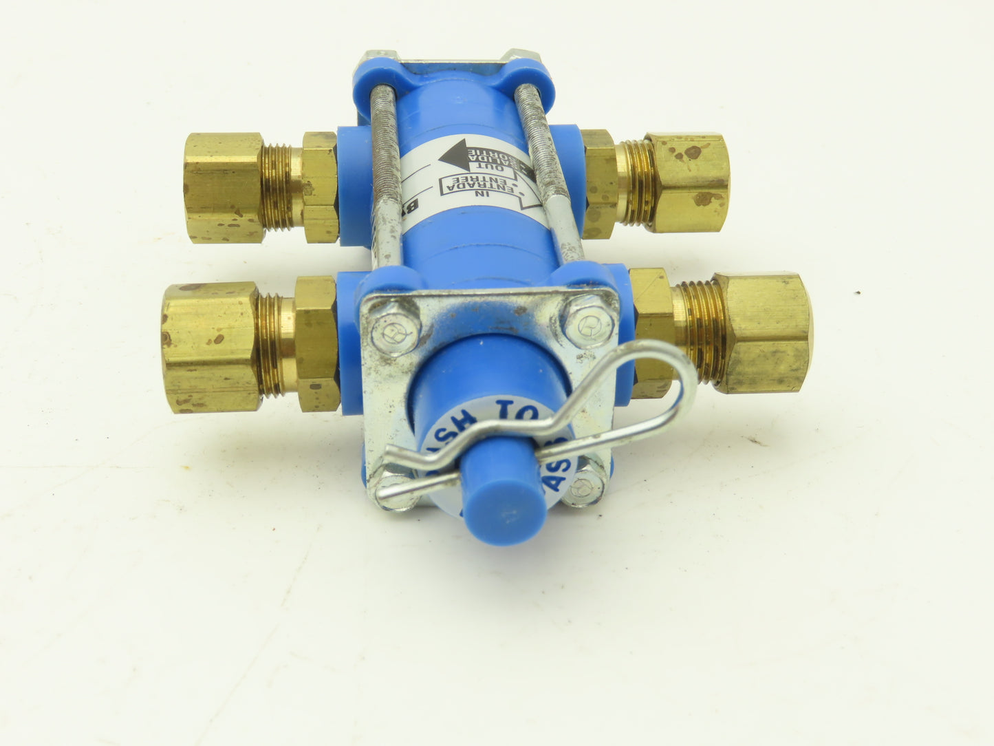 Honeywell 1701-2 Hankison Air Liquid Bypass Valve 3/8" OD Compression 200PSI