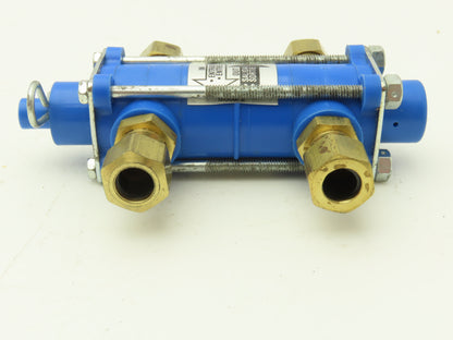 Honeywell 1701-2 Hankison Air Liquid Bypass Valve 3/8" OD Compression 200PSI