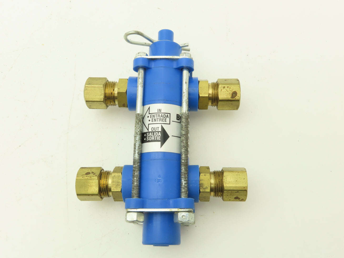 Honeywell 1701-2 Hankison Air Liquid Bypass Valve 3/8" OD Compression 200PSI