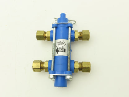 Honeywell 1701-2 Hankison Air Liquid Bypass Valve 3/8" OD Compression 200PSI