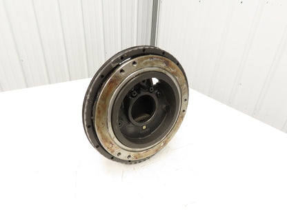 Hyster Drive Axle Power Steering Hub Removed From N30XMR2 Stand On Forklift