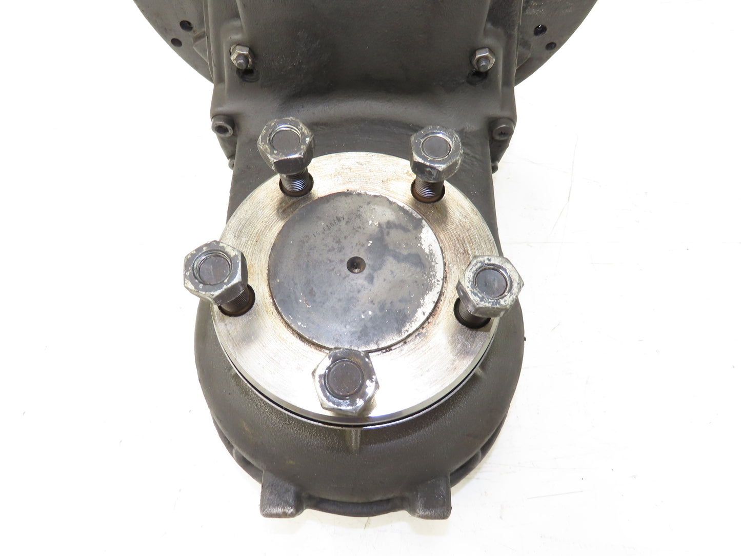 Hyster Drive Axle Power Steering Hub Removed From N30XMR2 Stand On Forklift