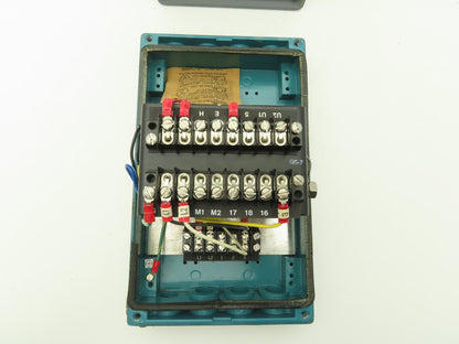 Fischer Porter 10D1419A Mag X Flow Meter Control Unit 120V 275PSI 1.6GPM