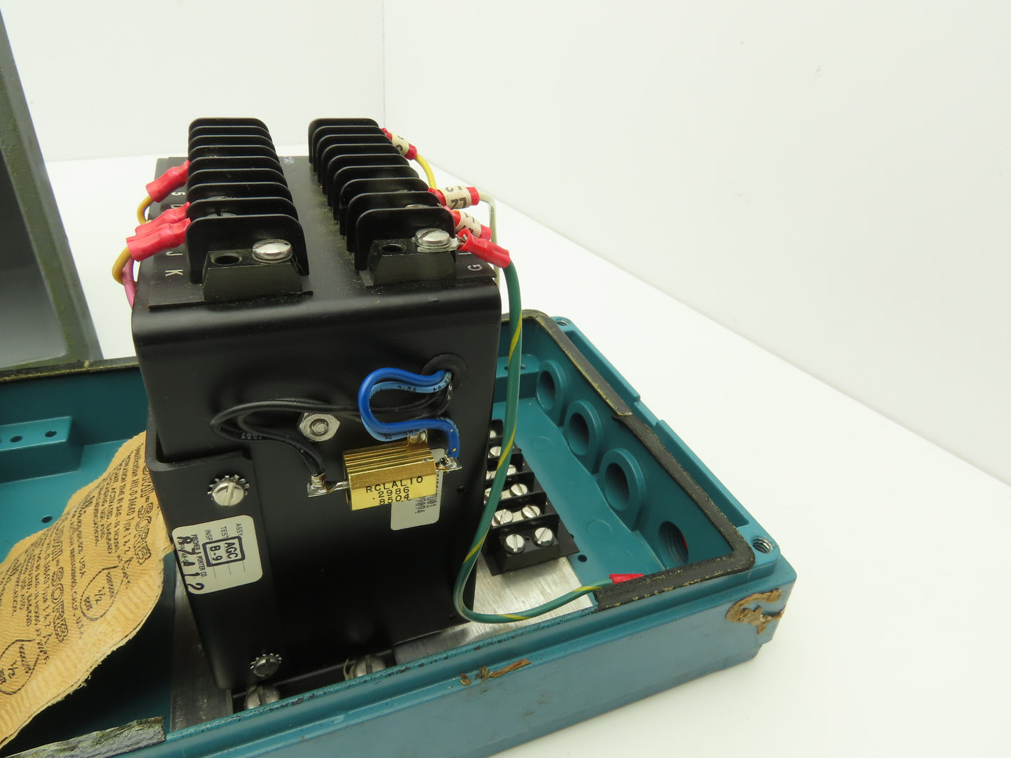 Fischer Porter 10D1419A Mag X Flow Meter Control Unit 120V 275PSI 1.6GPM