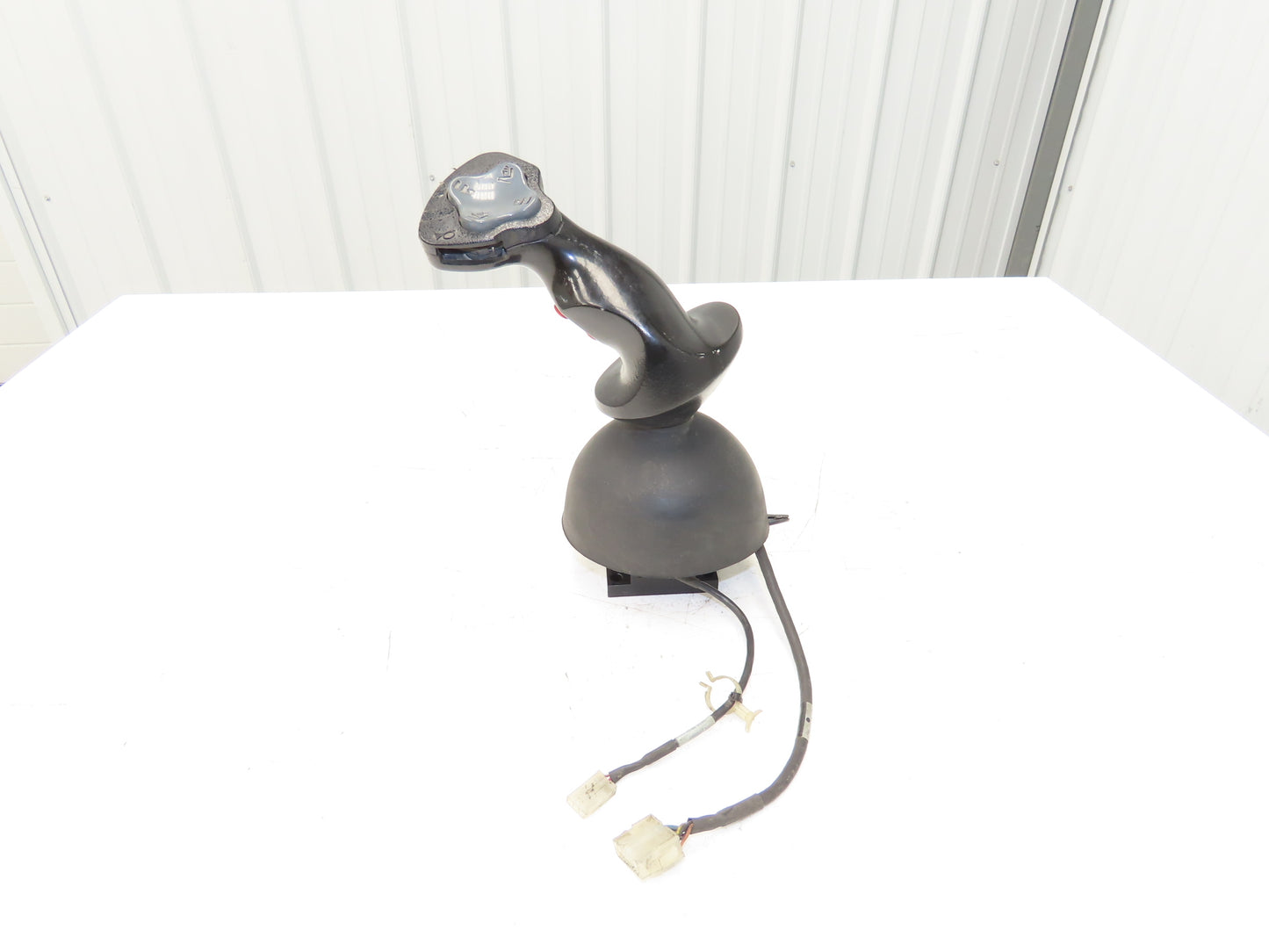 Hyster Control Handle Joystick Removed From N30XMR2 Stand On Forklift