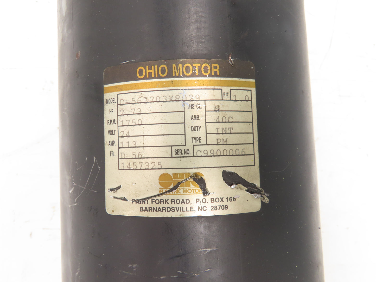 Hyster D-563203X8029 Hydraulic Pump & Motor 24VDC Removed From N30XMR2 Forklift