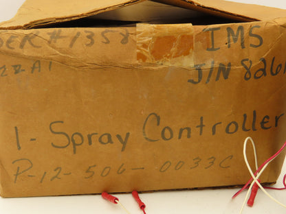 IMS RGS-33 Spray Controller 2 Solenoid Output Cycle Count 120V