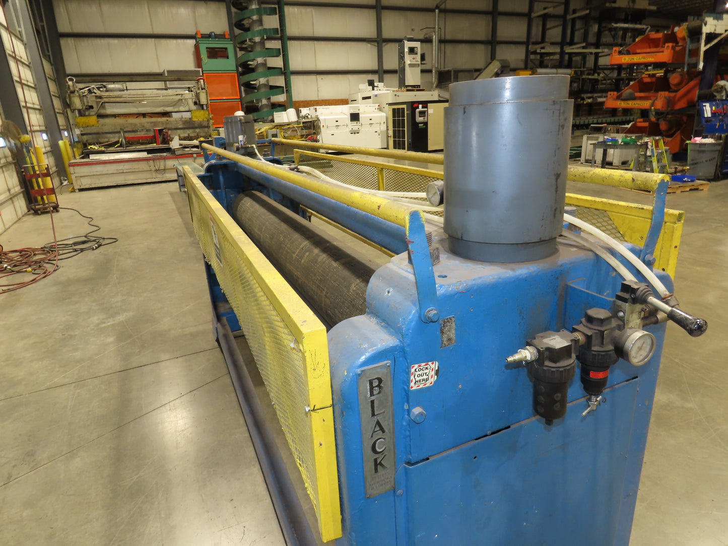 Black Bros 2-Roll Laminator Fiberglass Sheet Press 9' 2"W Rollers 5Hp 3PH