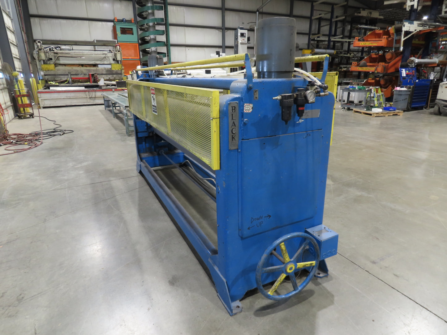 Black Bros 2-Roll Laminator Fiberglass Sheet Press 9' 2"W Rollers 5Hp 3PH