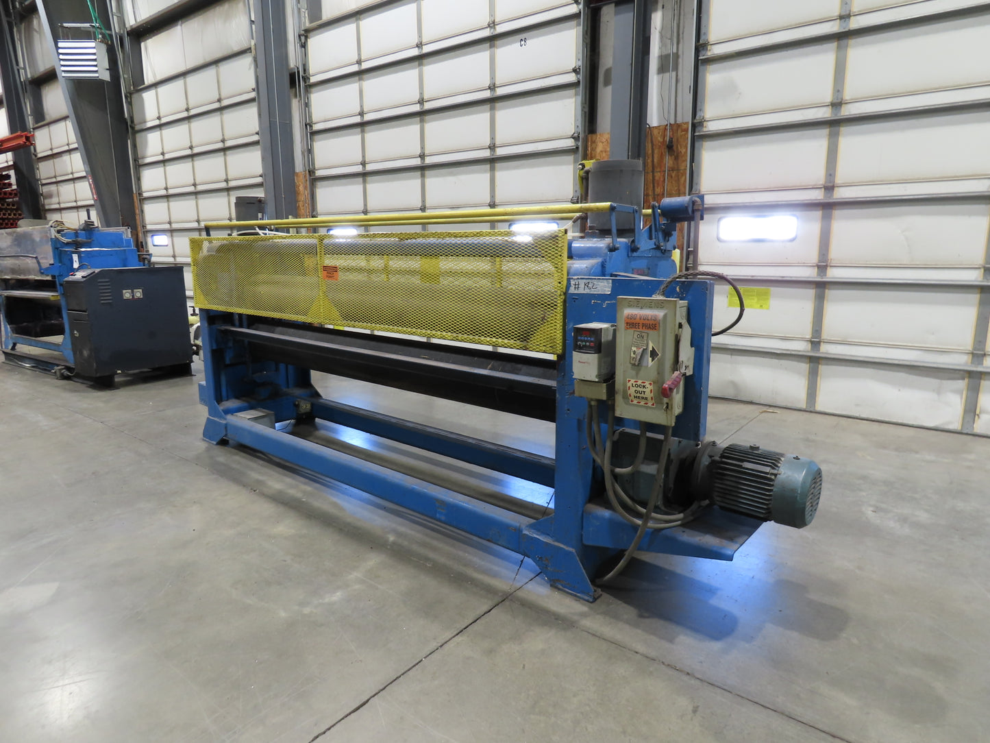 Black Bros 2-Roll Laminator Fiberglass Sheet Press 9' 2"W Rollers 5Hp 3PH