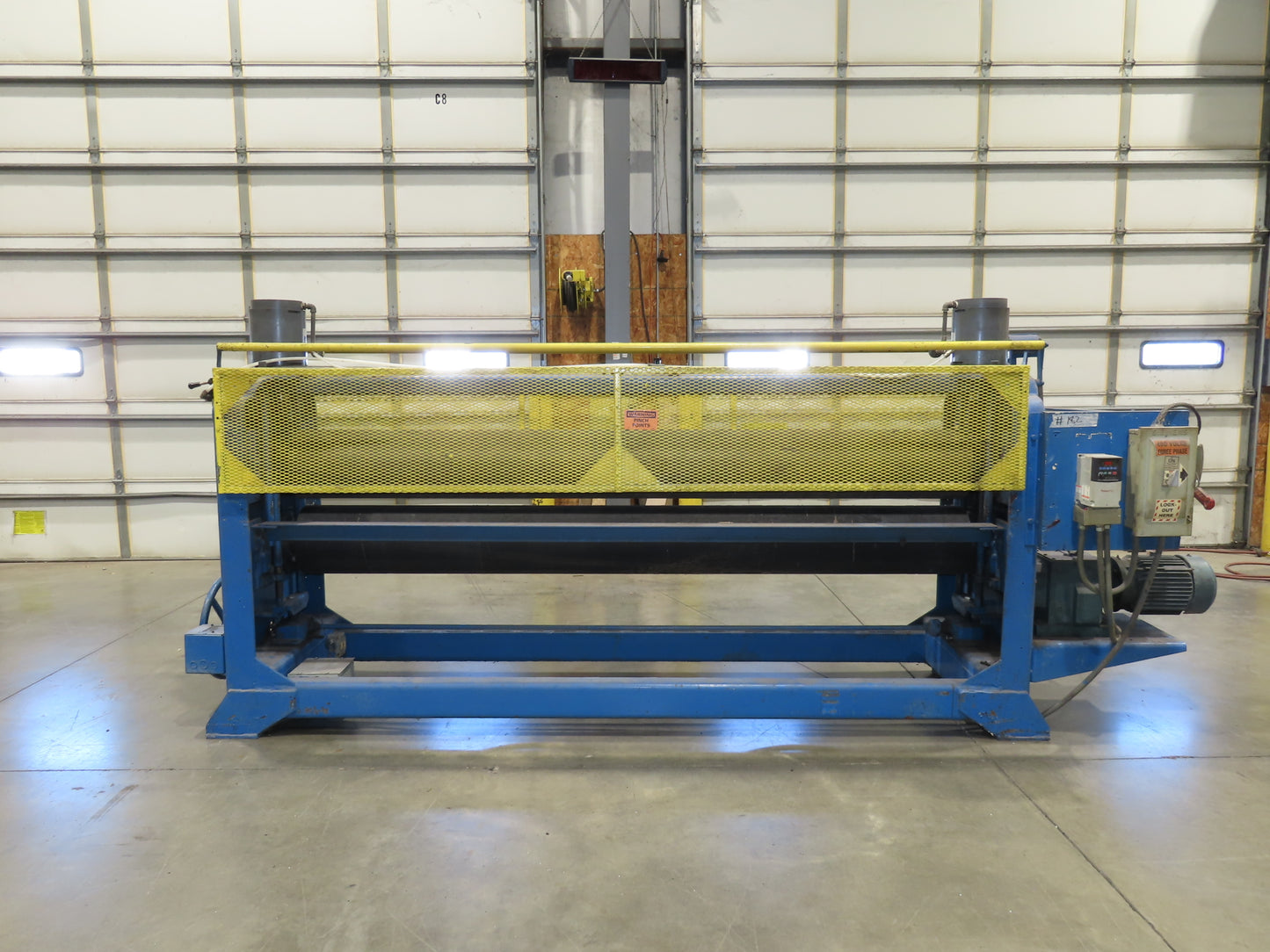 Black Bros 2-Roll Laminator Fiberglass Sheet Press 9' 2"W Rollers 5Hp 3PH