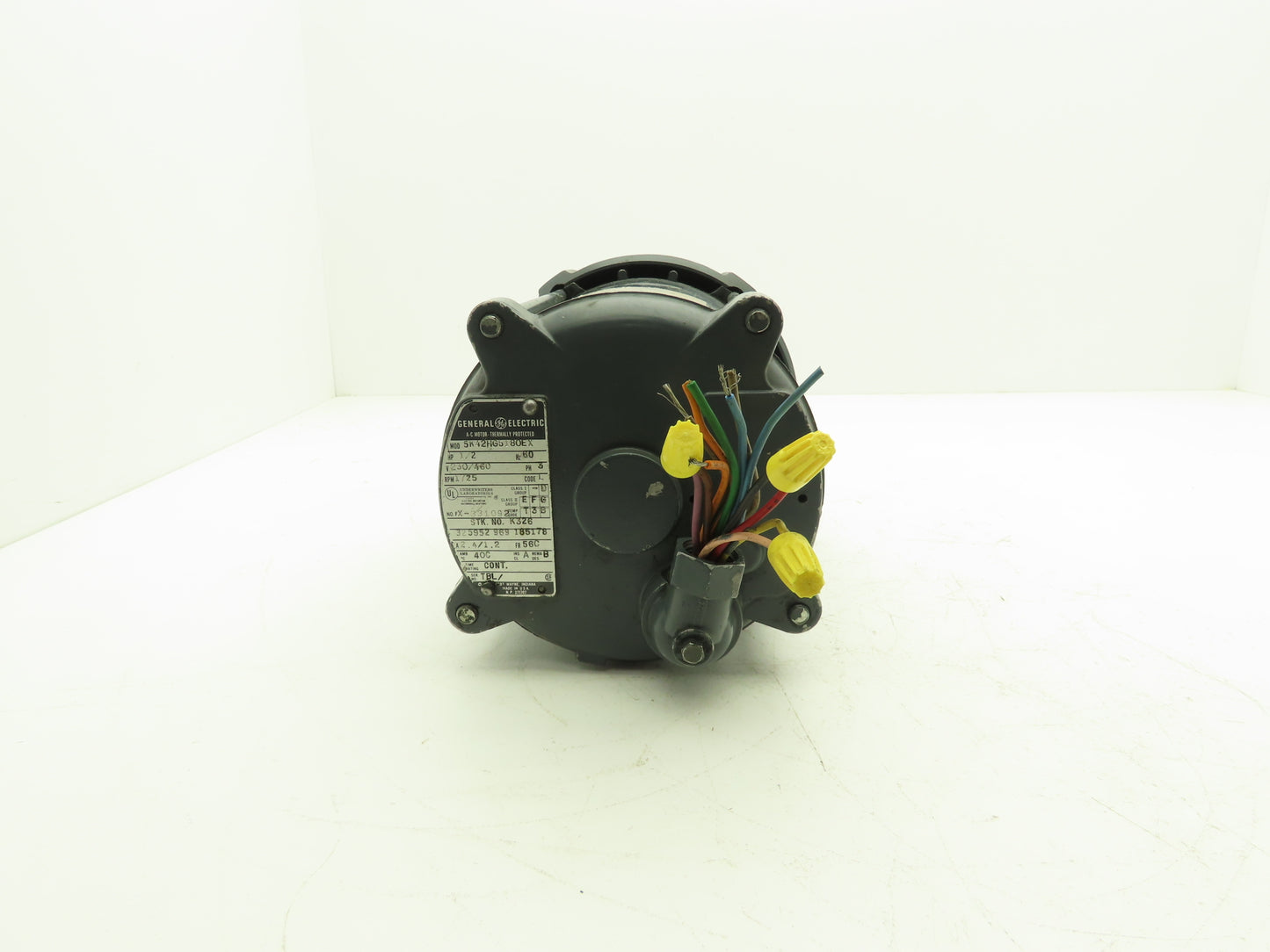 General Electric 5K42HG5180EX AC Motor 1/2Hp 1725RPM 230/460V 3Ph 56C