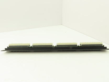Black Box JPM100A Black Cat 3B Rack Mount Cat 3 Network Patch Panel 24 Port AT&T