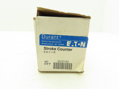 Eaton 5-H-1-1-R 5-Digit Mechanical Counter Stroke Totalizer  *Missing Lever Arm*