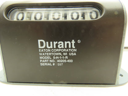Eaton 5-H-1-1-R 5-Digit Mechanical Counter Stroke Totalizer  *Missing Lever Arm*
